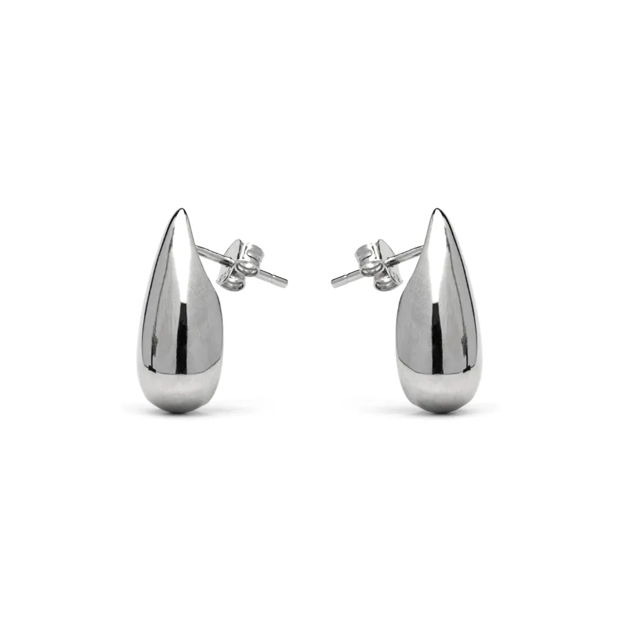 Pendientes de Plata de Ley 925 acabado rodio - Leofra