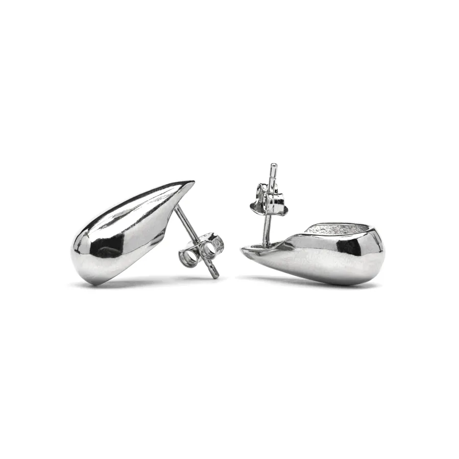 Pendientes de Plata de Ley 925 acabado rodio - Leofra