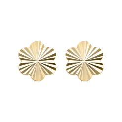 Pendientes de Plata de Ley 925 acabado oro amarillo de 18k - Vorha