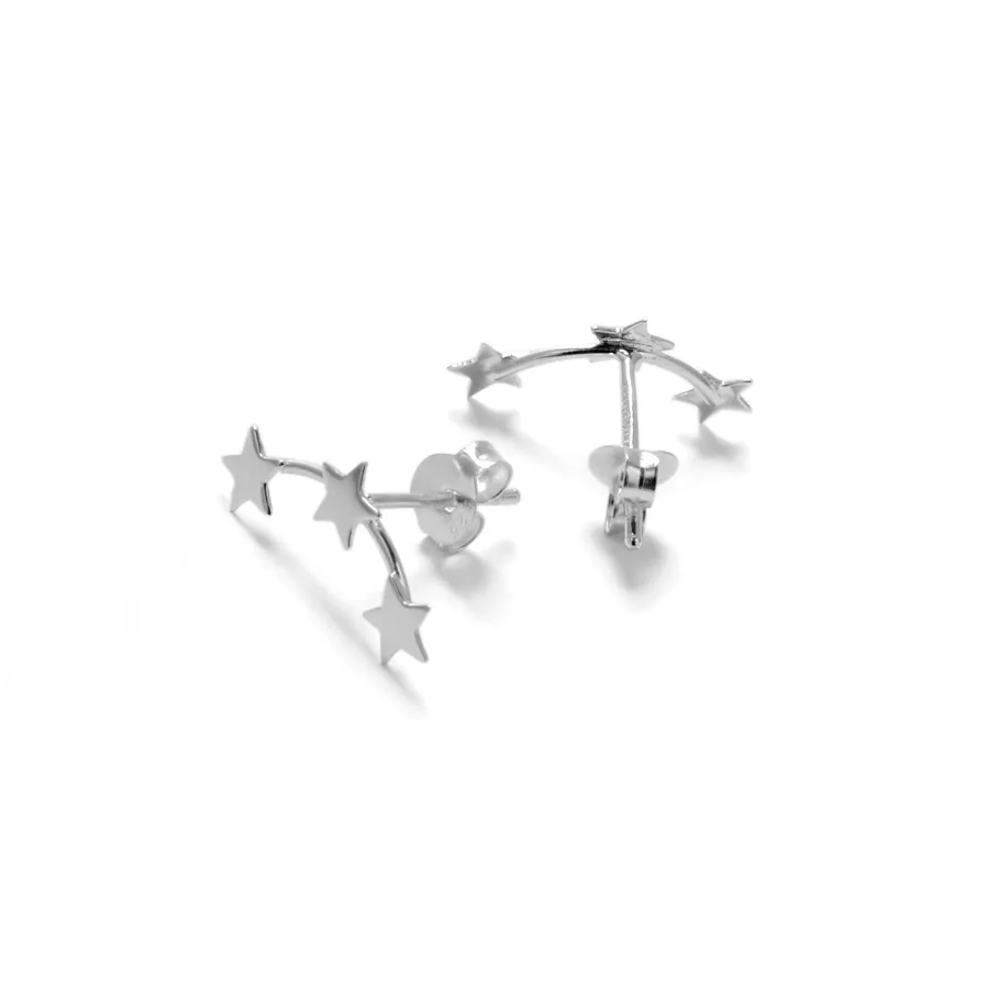 Pendientes de Plata de Ley 925 acabados en rodio - Essential