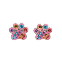 Pendientes de Plata de Ley 925 y Circonita Multicolor acabado en rodio - Lihai