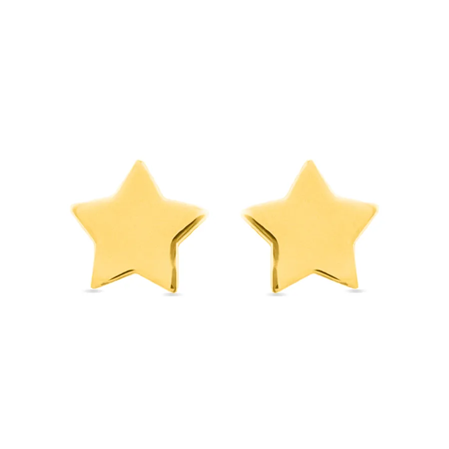 Pendientes de Plata de Ley 925 acabados en oro amarillo 18K - Essential