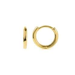 Pendientes de Plata de Ley 925 acabados en oro amarillo 18K - Edum