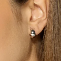 Pendientes de Plata de Ley 925 acabado rodio - Zarael