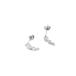 Pendientes de Plata de Ley 925 con Circonita Brillante acabados en rodio - Lyar