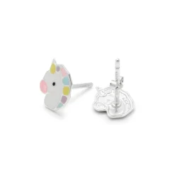 Pendientes de Plata de Ley 925 y Lacado Multicolor acabado en rodio - Kotez