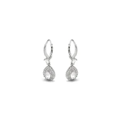 Pendientes de Plata de Ley 925 con Circonita Brillante acabados en rodio - Shiyi