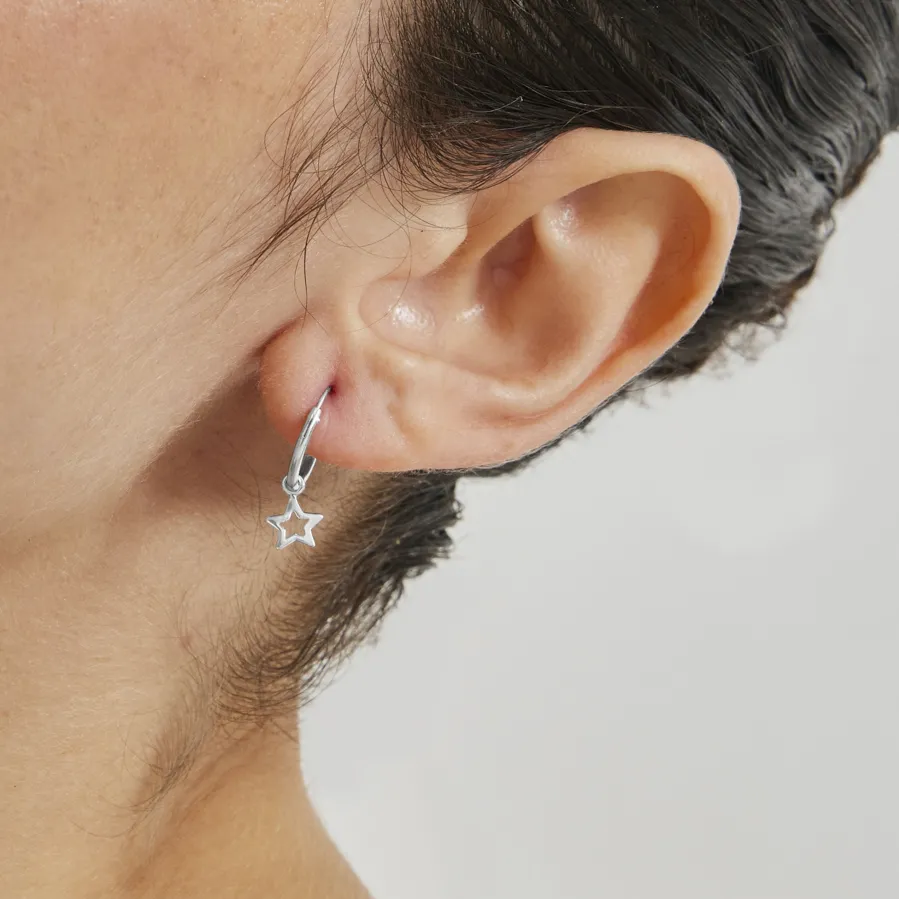 Pendientes de Plata de Ley 925 acabados en rodio - Essential