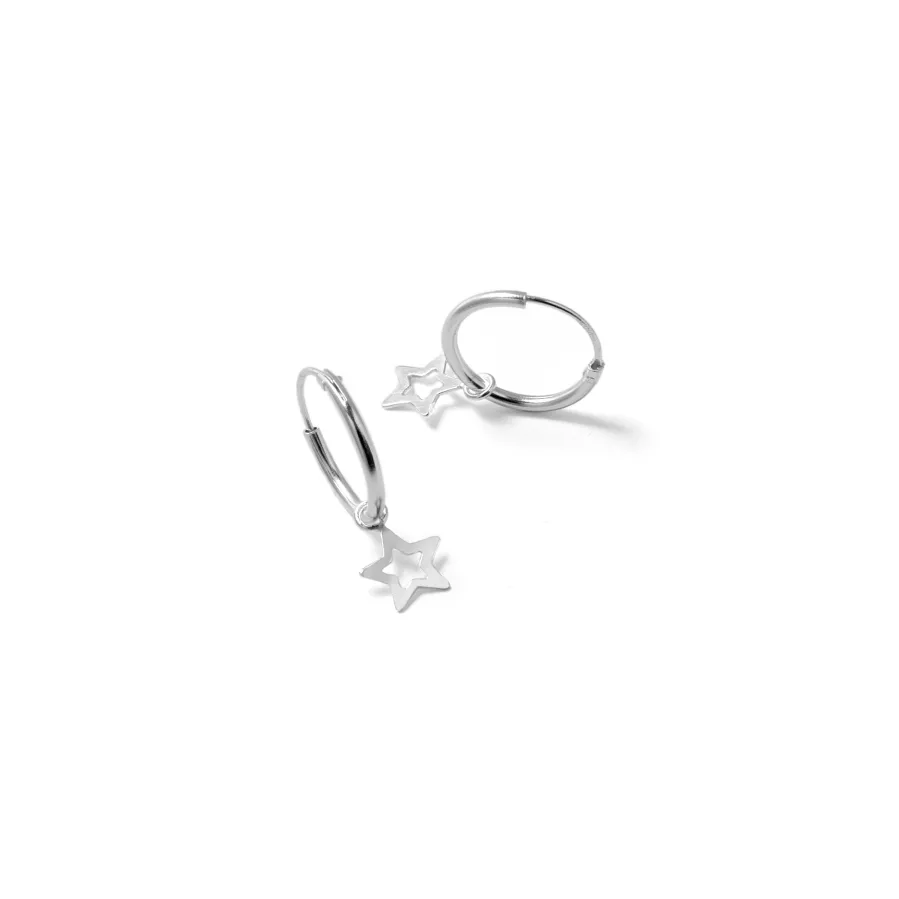 Pendientes de Plata de Ley 925 acabados en rodio - Essential