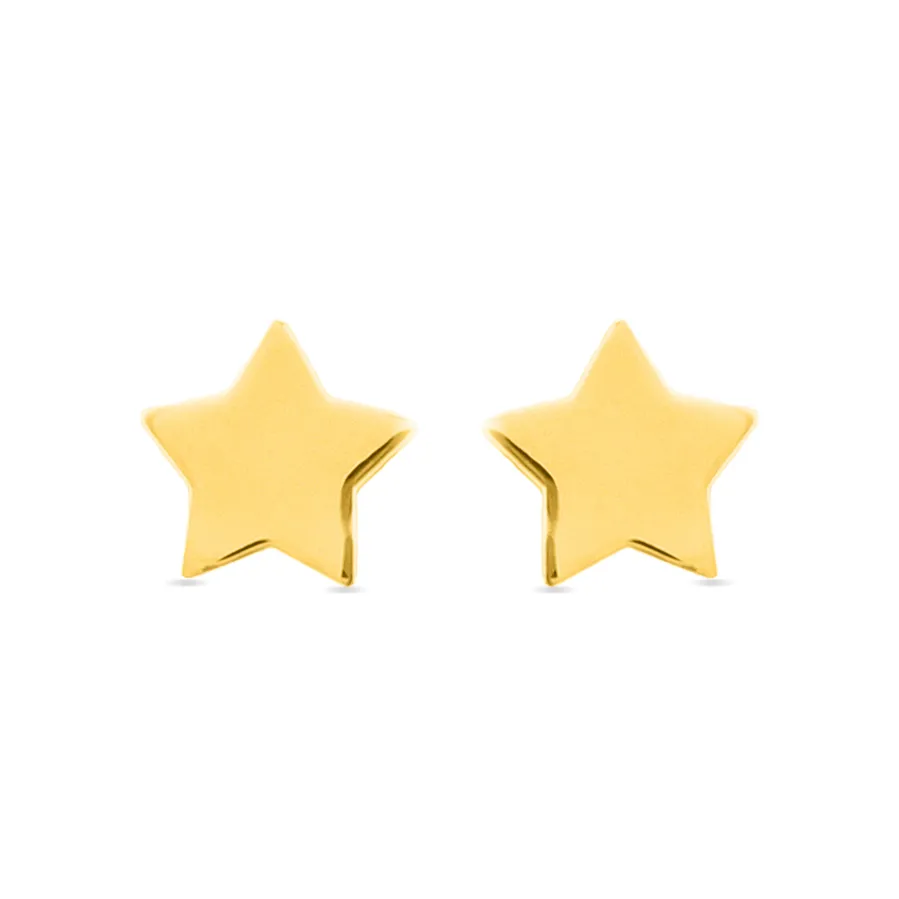 Pendientes Plata De Ley 925 acabado oro 18k - Essential