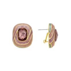 Pendientes Rowing de Lacado Multicolor acabado oro amarillo de 18k