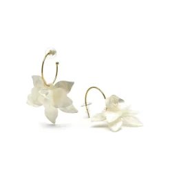 Pendientes Warya acabado oro amarillo de 18k
