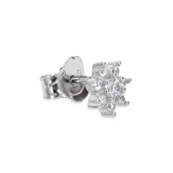 Piercing de Plata de Ley 925 con Circonita Brillante acabado en rodio - Fanti