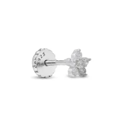 Piercing de Plata de Ley 925 con Circonita Brillante acabado en rodio - Anba