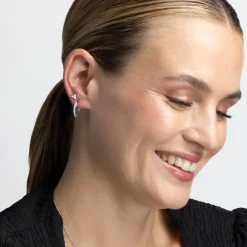 Piercing de Plata de Ley 925 con Circonita Brillante acabado en rodio - Thyshay