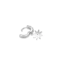 Piercing de Plata de Ley 925 con Circonita Brillante acabado en rodio - Kaiwise