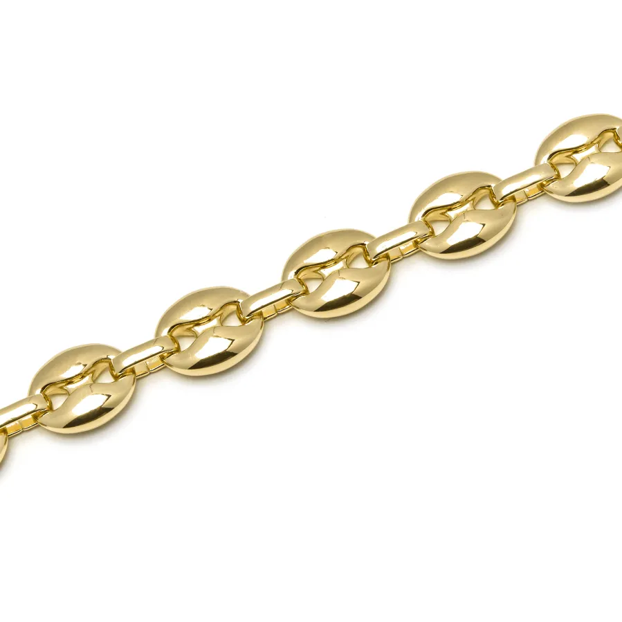 Pulsera acabada en oro amarillo 18K - Tyrod