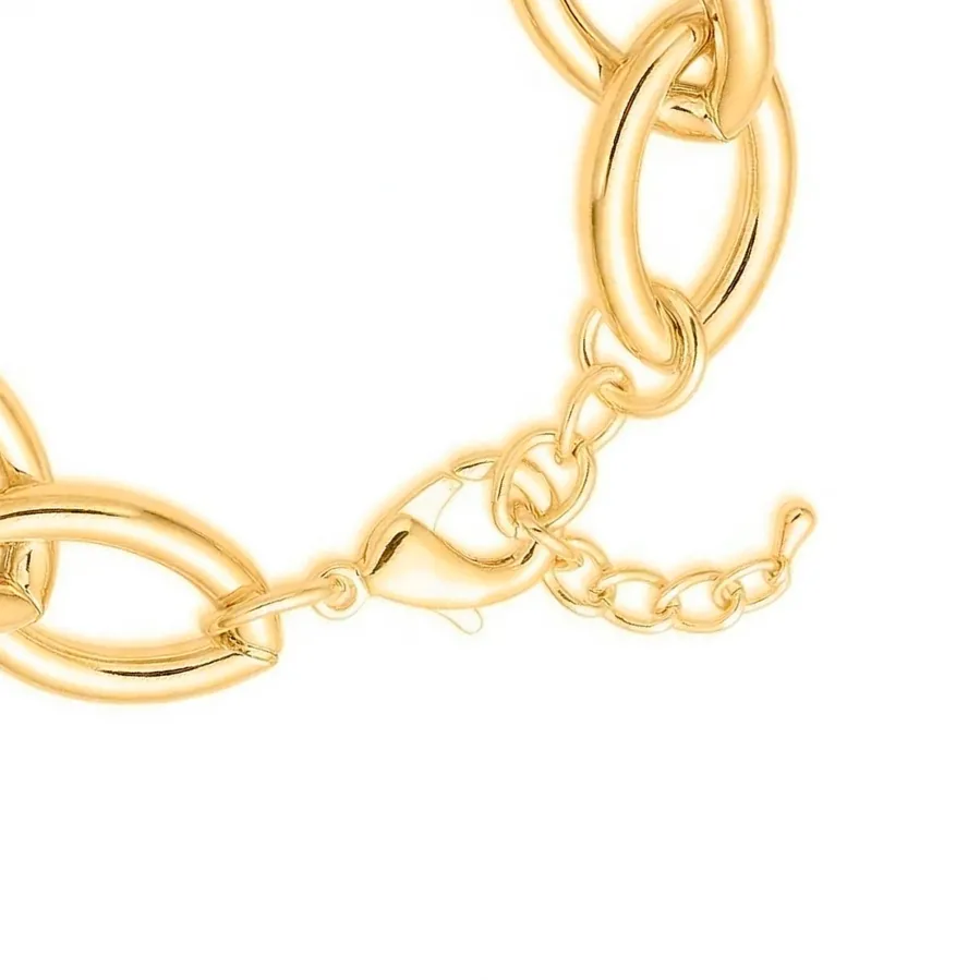 Pulsera acabado en oro amarillo de 18k - Letli
