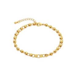 Pulsera acabado en oro amarillo de 18k - Adthi