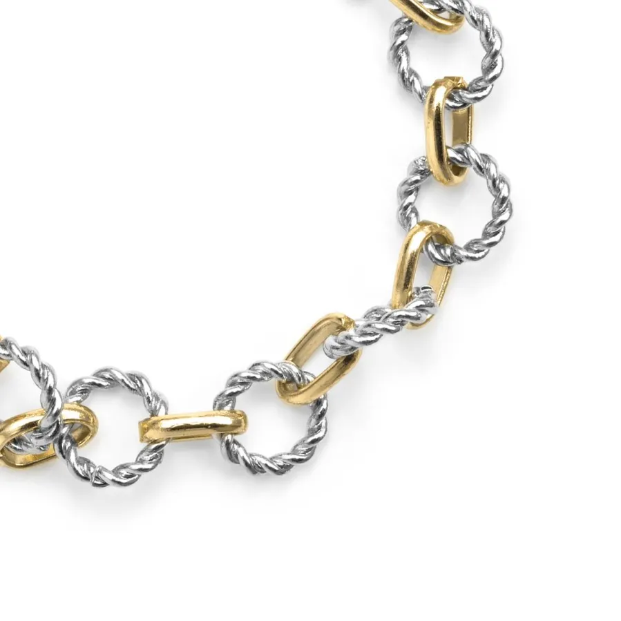 Pulsera acabado en oro amarillo de 18k - Liona