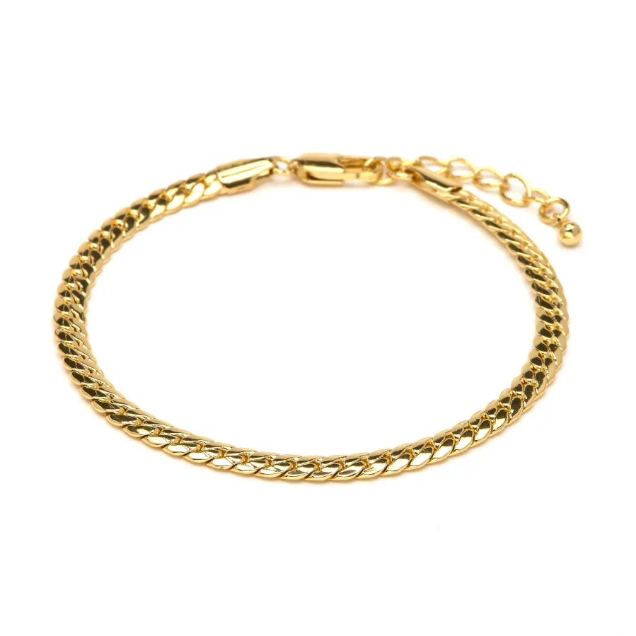 Pulsera acabado en oro amarillo de 18k - Nanja