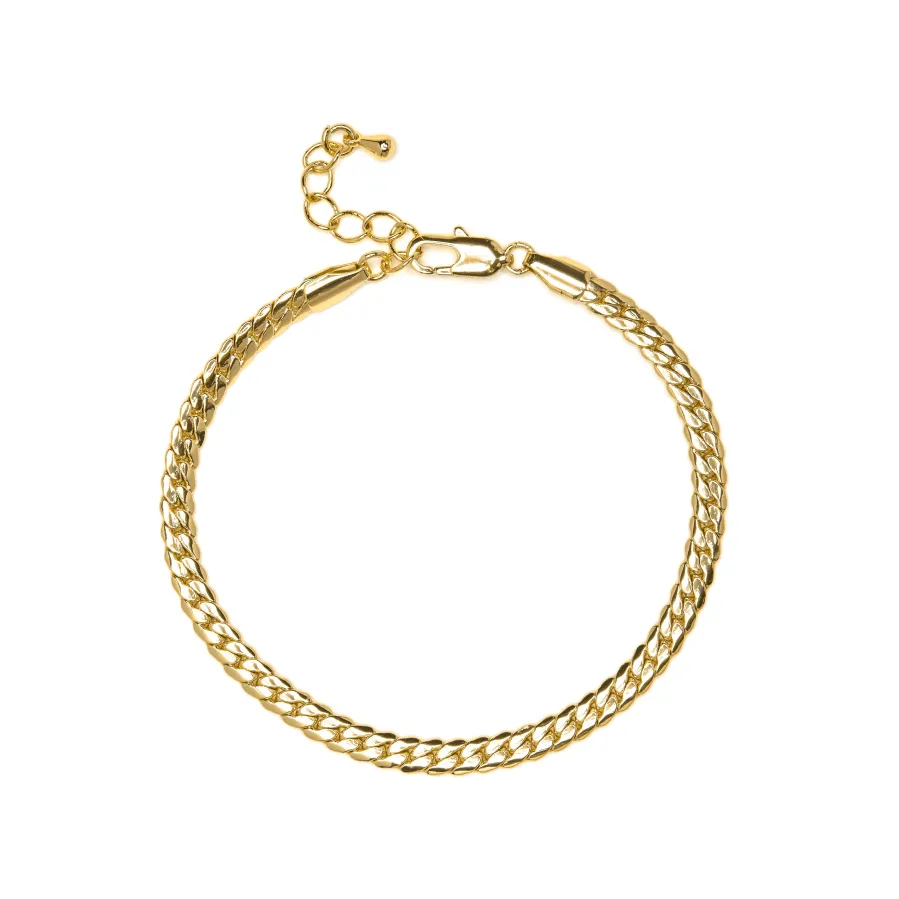 Pulsera acabado en oro amarillo de 18k - Nanja