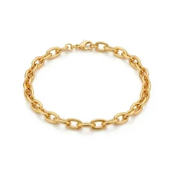 Pulsera acabado en oro amarillo de 18k - Rasai