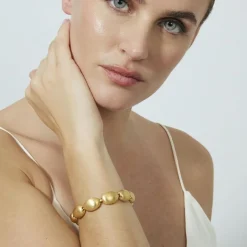 Pulsera acabado en oro amarillo de 18k - Oga