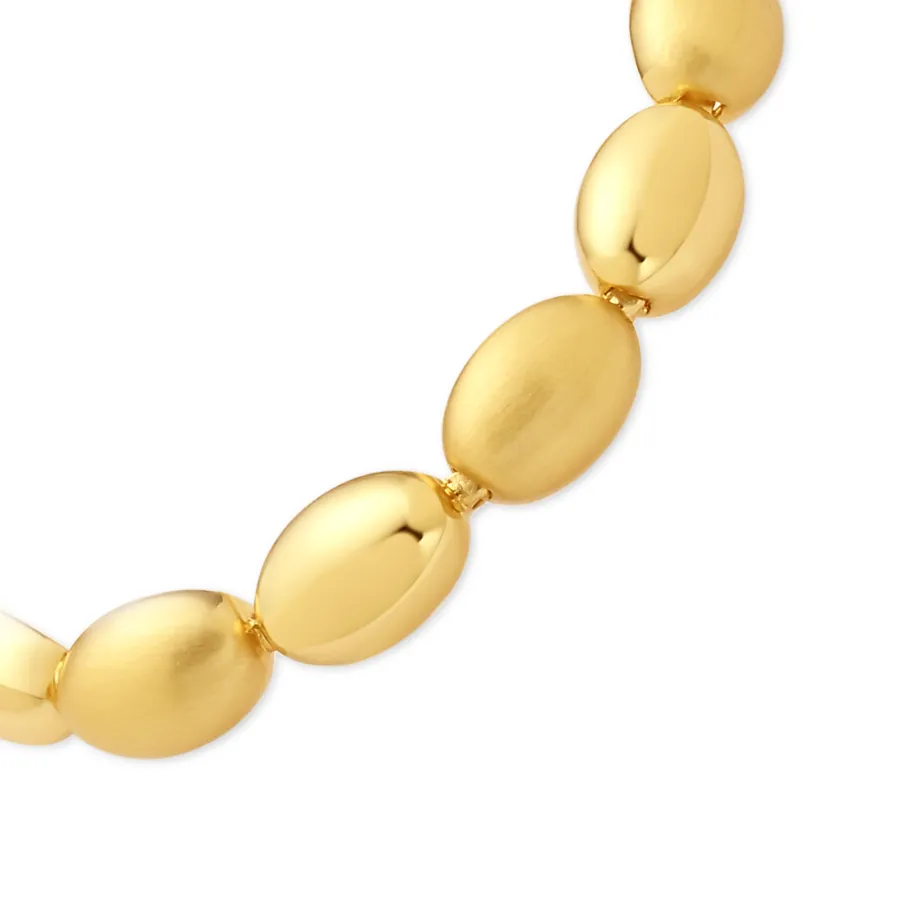 Pulsera acabado en oro amarillo de 18k - Oga
