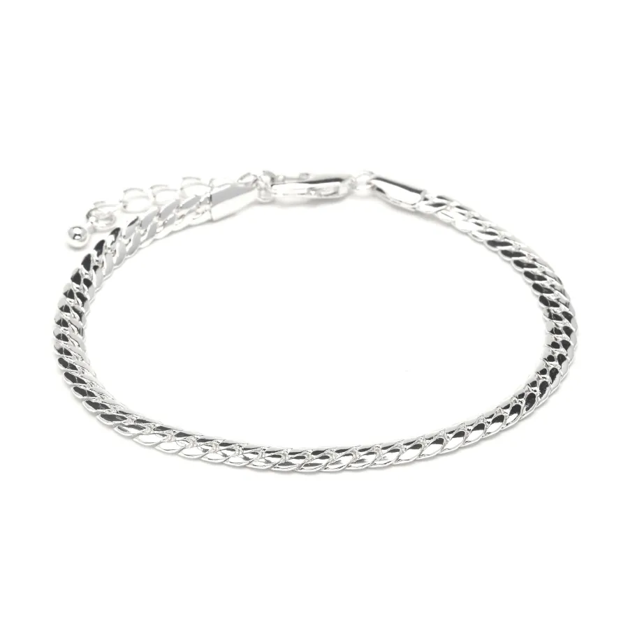 Pulsera acabado en rodio - Nanja
