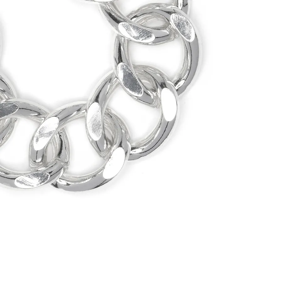 Pulsera acabado en rodio - Moba