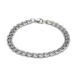 Pulsera acabado en rodio - Laeh