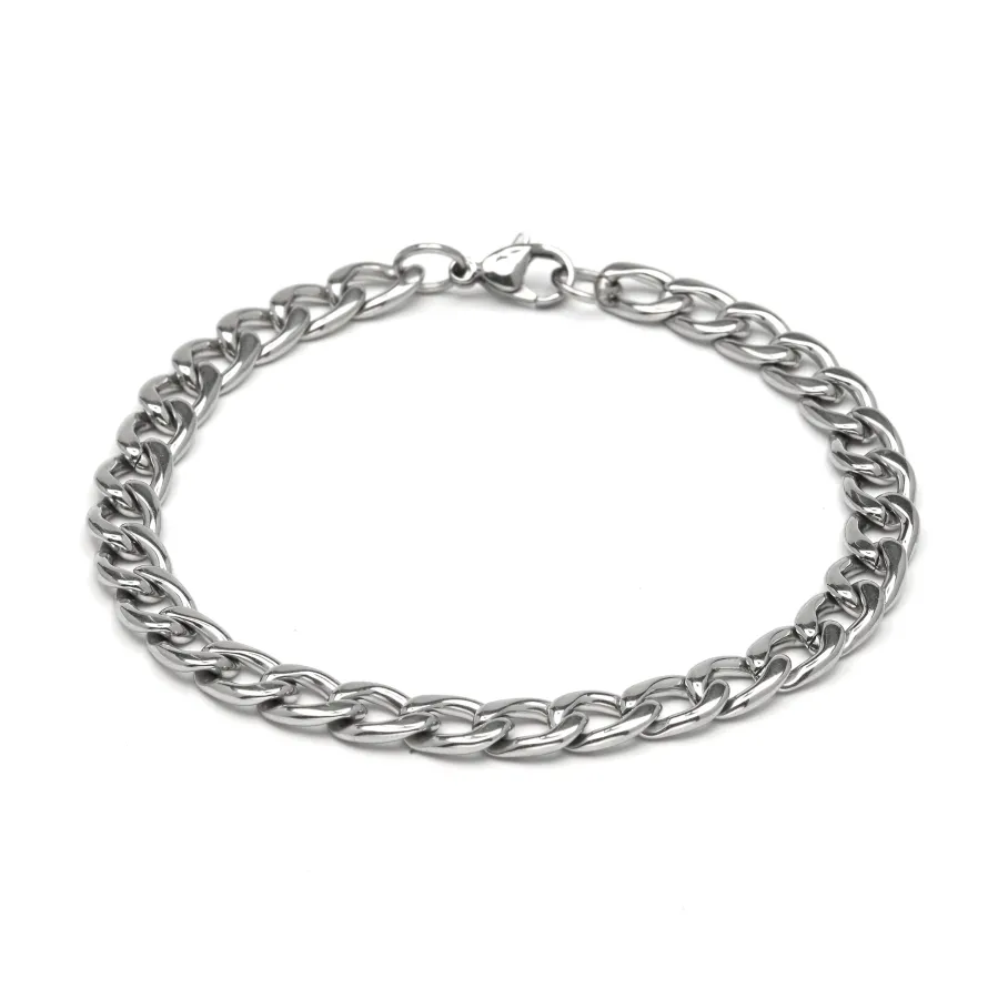 Pulsera acabado en rodio - Laeh