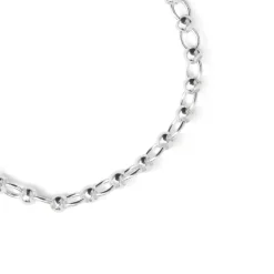 Pulsera acabado en rodio - Adthi
