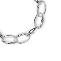 Pulsera acabado en rodio - Hande