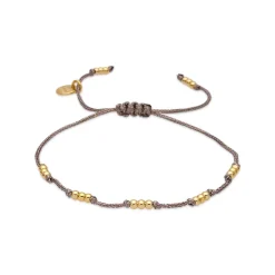 Pulsera acabado oro amarillo 18k - EKILO