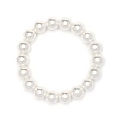 Pulsera con Perla Blanca acabado oro 18k - Anrae