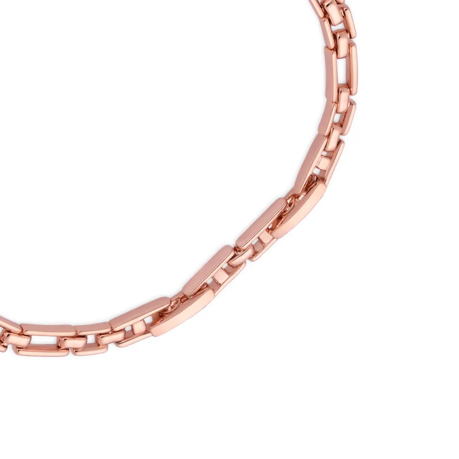 Pulsera de Circonita Multicolor acabado en oro rosa de 18k - Aimus