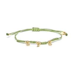 Pulsera de Plata de Ley 925 y Circonita Multicolor acabado en oro amarillo 18k - Esli