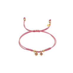 Pulsera de Plata de Ley 925 y Circonita Multicolor acabado en oro amarillo de 18k - Biaja