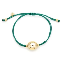 Pulsera de Plata de Ley 925 y acabado oro amarillo de 18k - Saina