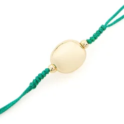 Pulsera de Plata de Ley 925 y acabado oro amarillo de 18k - Saina