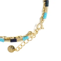Pulsera de Plata de Ley 925 acabado en oro amarillo de 18k - Chokki