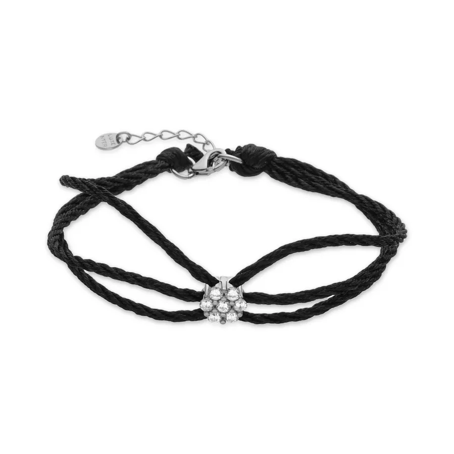 Pulsera de Plata de Ley 925 y Circonita Brillante acabada en rodio - Oris