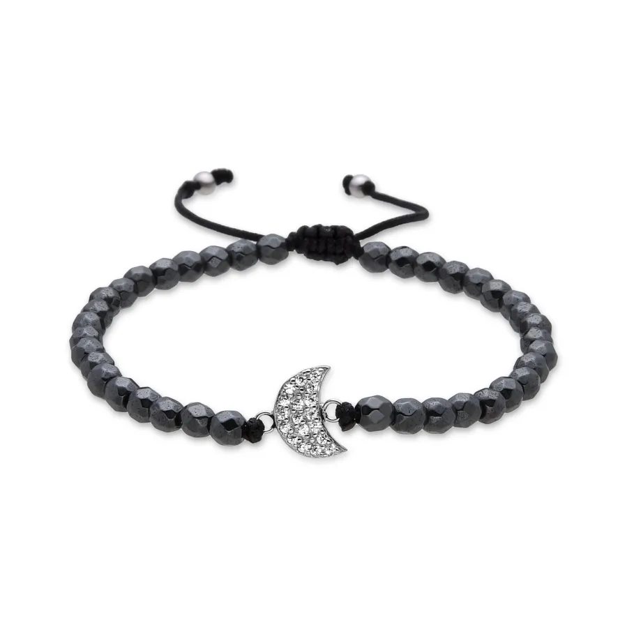 Pulsera de Plata de Ley 925 y Circonita Brillante acabada en rodio - Duver