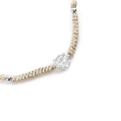 Pulsera de Plata de Ley 925 y Circonita Brillante acabado rodio - Akma