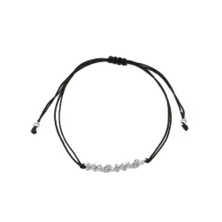 Pulsera de Plata de Ley 925 y Circonita Brillante acabado rodio - Mama