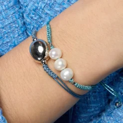 Pulsera de Plata de Ley 925 y acabado rodio - Saina