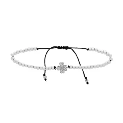 Pulsera de Plata de Ley 925 con Circonita Brillante acabada en rodio - Nethdra