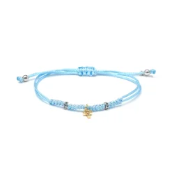 Pulsera de Plata de Ley 925 y Circonita Multicolor acabado en oro amarillo 18k - Modry